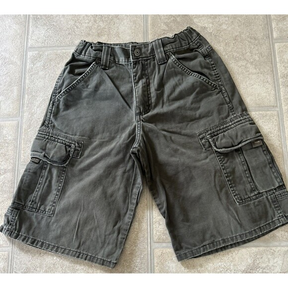 Wrangler Other - Wrangler Cargo Shorts Boys Size 12 Green adjustable waist